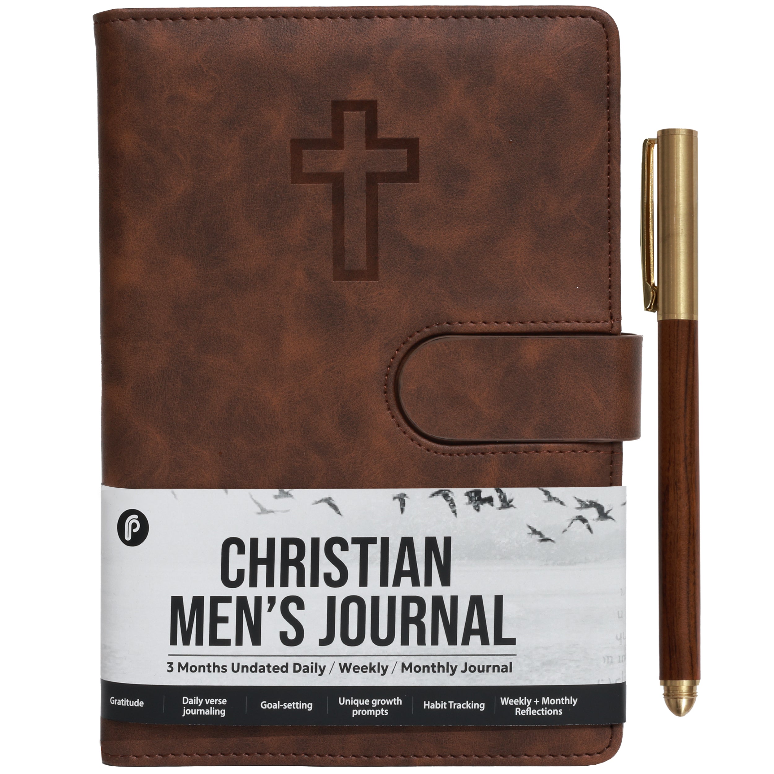 Pastor Gifts, Christian Gifts for Men, Modern Spiral Bound Prayer Jour