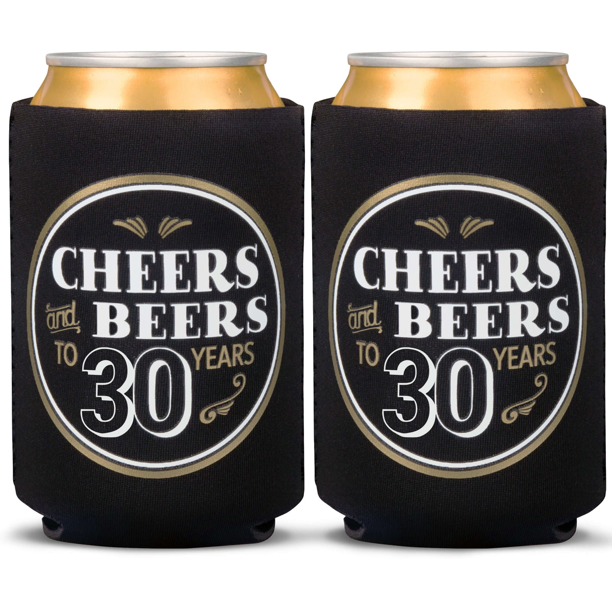 Cheers and Beers To 30 Years Coozies | Prazoli Products - Prazoli Products™